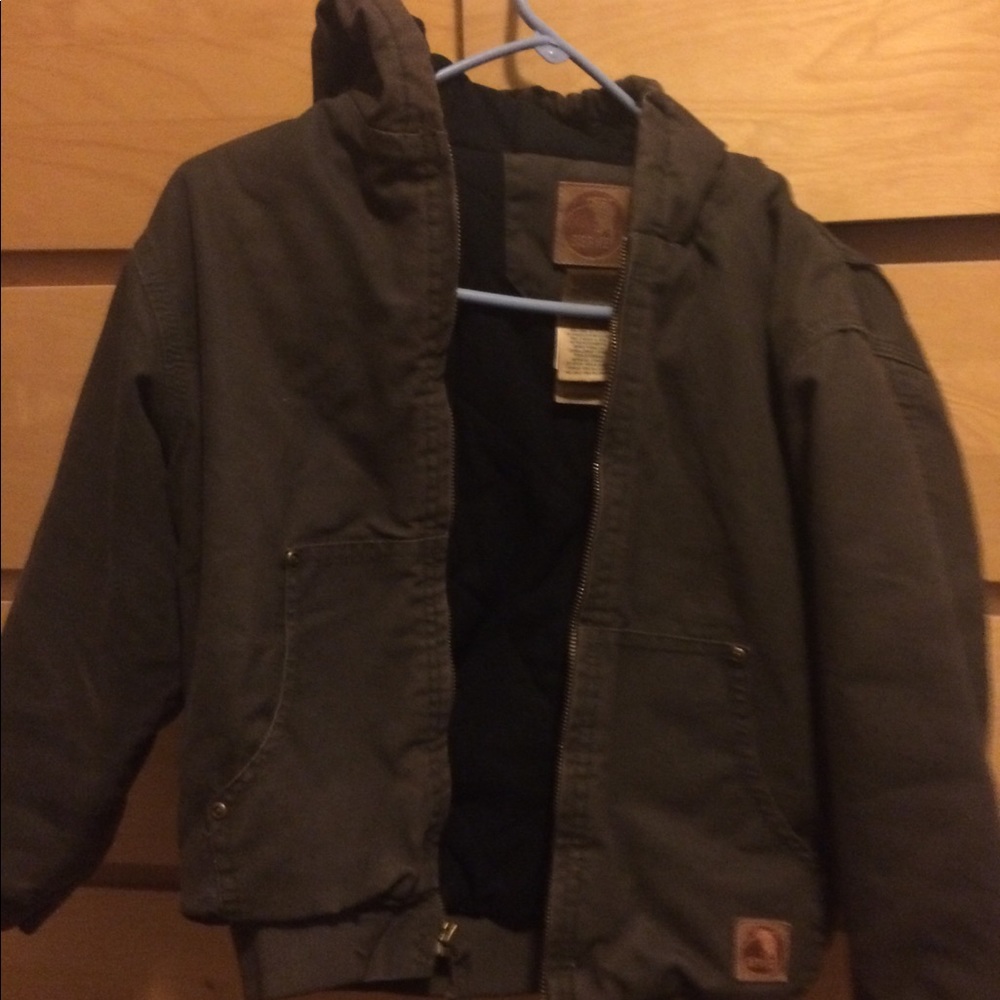 Berne heavy brown boys coat